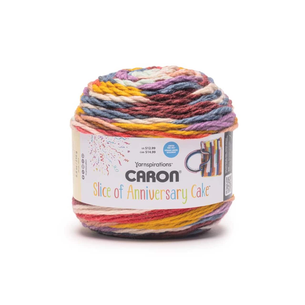 6 Pack: Caron® Slice of Anniversary Cakes™ Yarn
